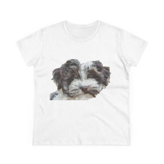 Havaneese 'Fideo' Women's Midweight Cotton Tee
