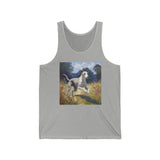 Whippet Unisex Jersey Tank: Comfort Meets Playfulness