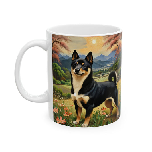 Shiba Inu - Black & Tan Ceramic Mug