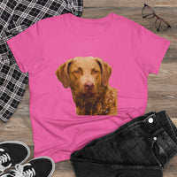 Chesapeake Bay Retriever Women's Midweight Cotton Tee