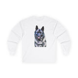 Norwegian Elkhound Unisex Cotton Long Sleeve Tee