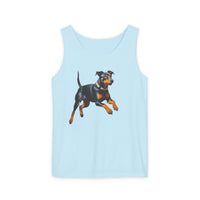 Man Chester Terrier - Unisex Relaxed Fit Garment-Dyed Tank Top