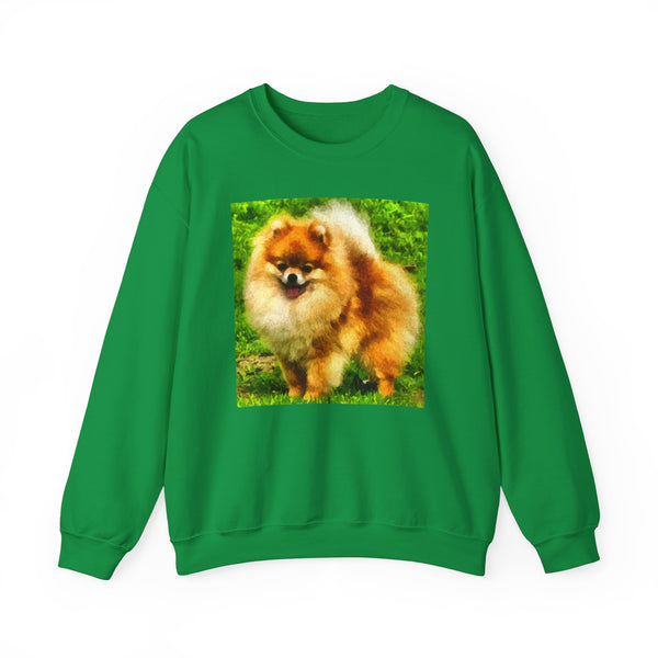 Pomeranian 'Pom Pom' Unisex 50/50 Crewneck Sweatshirt