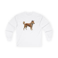 Shikoku - Japanese Hunting Dog Classic Cotton Long Sleeve Tee