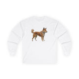 Shikoku - Japanese Hunting Dog Classic Cotton Long Sleeve Tee