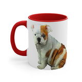 English Bulldog 'Bugsy' Accent Coffee Mug, 11oz