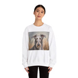 Scottish Deerhound 50/50  Crewneck Sweatshirt