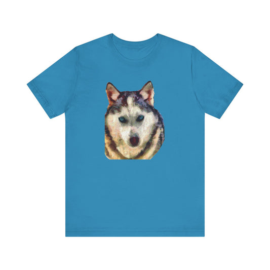 Siberian Husky 'Sacha' Unisex Jersey Short Sleeve Tee