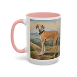 Sloughi - Arabian Greyhound - Ceramic Accent Coffee Mug - 2 Sizes