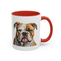 American Bulldog 11oz Ceramic Accent Mug