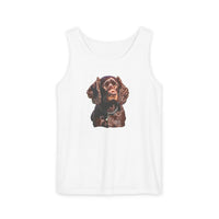 Boykin Spaniel Unisex Relaxed Fit Garment-Dyed Tank Top