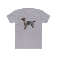 Wirehaired Pointing Griffon - Men's Fitted Cotton Crew Tee