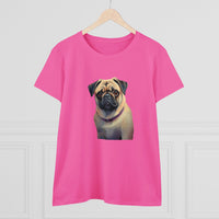 Pug Women's Midweight Cotton Tee