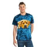 Boerboel Unisex Cotton Tie-Dye Tee, Crystal