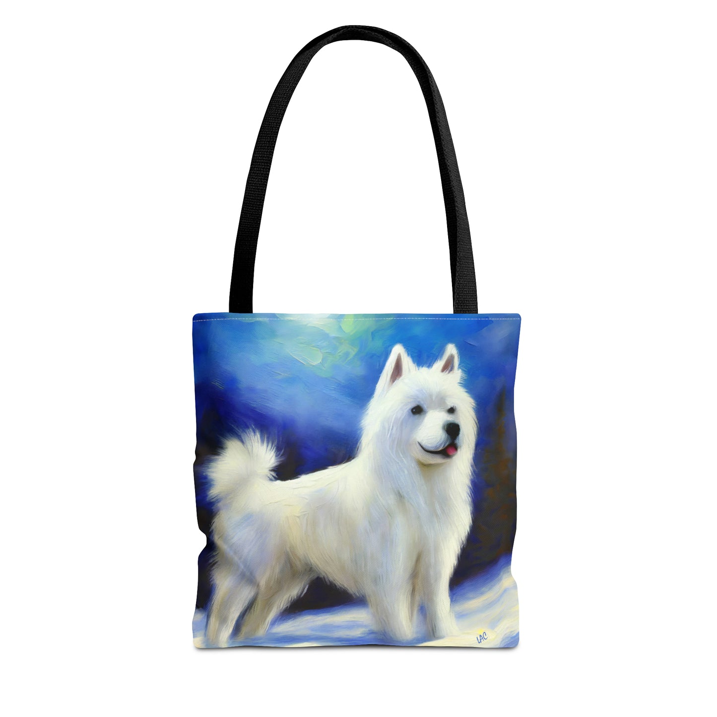The Enchanted American Eskimo Dog Tote Bag