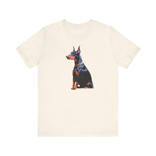 Doberman Pinscher Unisex Jersey Short Sleeve Tee