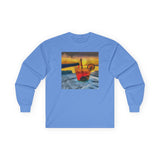 Cocktails at Sea Ranch Unisex Cotton Long Sleeve Tee