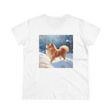 Finnish Spitz - Women's Midweight Cotton Tee