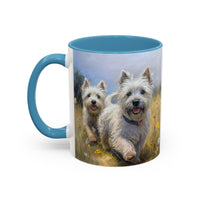 Cairn Terriers - "Run Toto Run!"  -  Ceramic Accent Coffee Mug - 2 Sizes