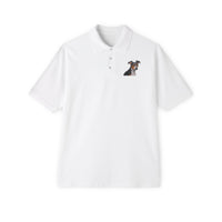 Teddy Roosevelt Terrier - Men's Piqué Polo Shirt