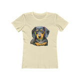 Dachshund 'Doxie #2' Women's Slim Fit T-Shirt