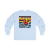 Cocktails at Sea Ranch Unisex Cotton Long Sleeve Tee