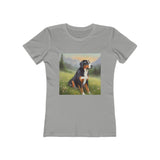 Greater Swiss Mountain Dog Women's Slim Fitted Ringspun Cotton Tee
