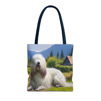 Komondor Polyester Tote Bag (AOP)