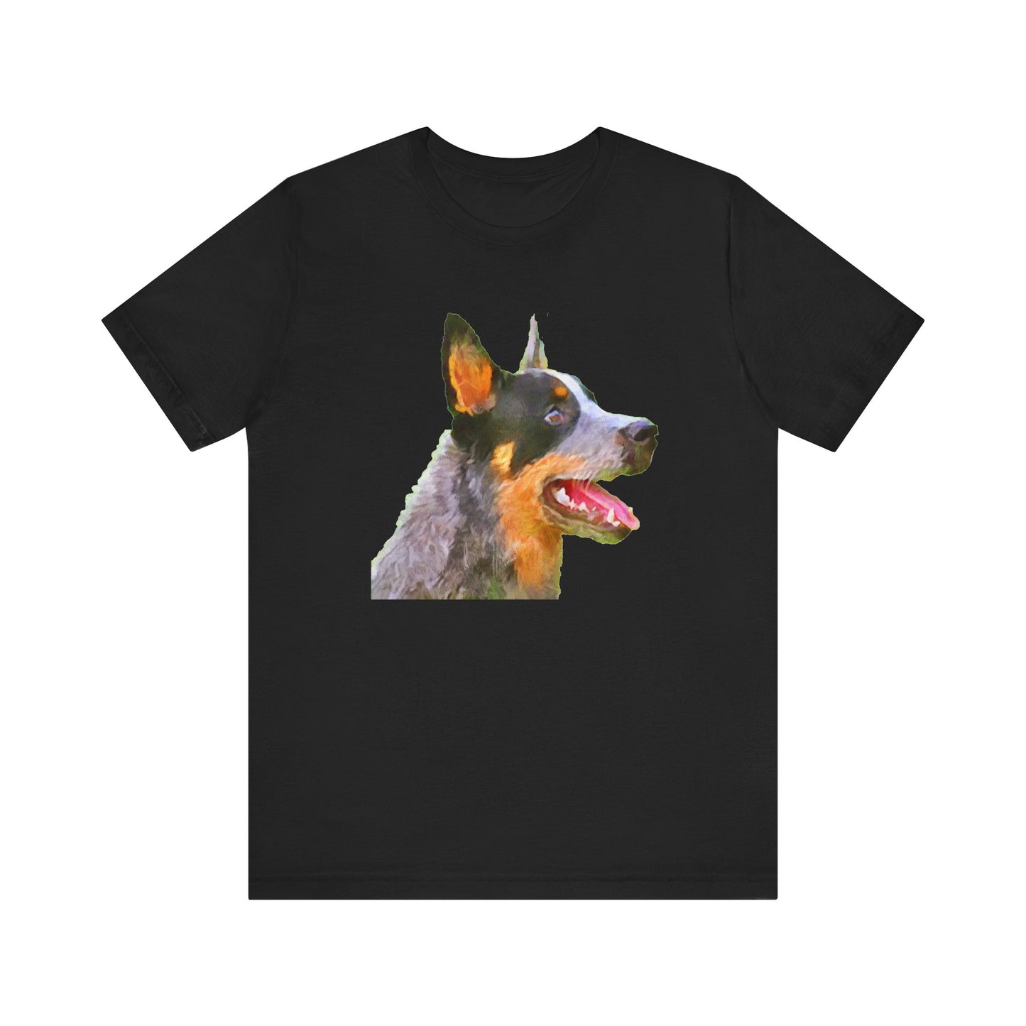 Blue Heeler - Australian Cattle Dog 'Percy' Unisex Jersey Short Sleeve Tee