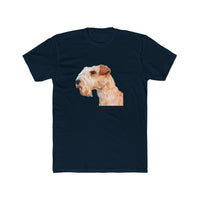 Lakeland Terrier Men's Fitted Cotton Crew Tee