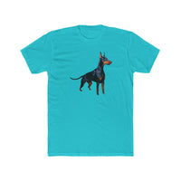 Doberman Pinscher #1  --  Men's Fitted Ctton Crew Tee