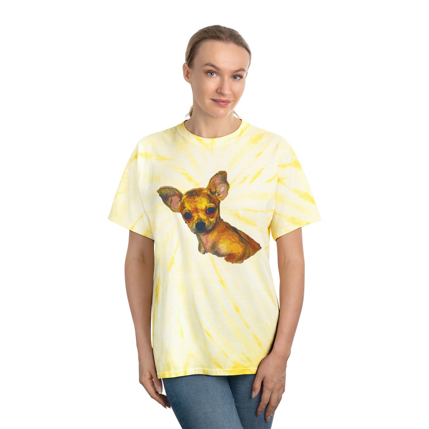 Chihuahua 'Belle' Tie-Dye Tee, Cyclone