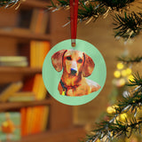 Dachshund 'Daisy' Metal Ornaments