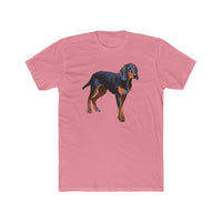 Elegant Transylvanian Scent Hound Men's Fitted Cotton Crew Tee