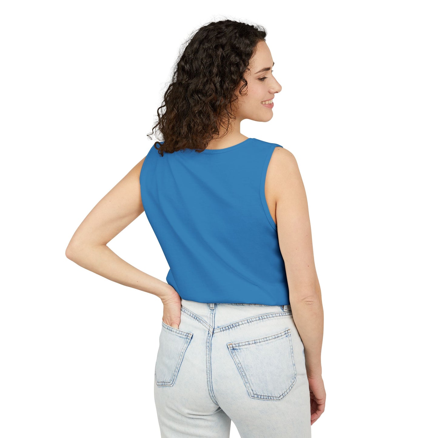 Irish Wolfhound Unisex Relaxed Fit Garment-Dyed Tank Top