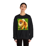 Pomeranian 'Pom Pom' Unisex Crewneck Sweatshirt