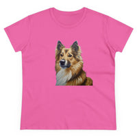 "Icelandic Sheepdog Women's Midweight Cotton Tee"