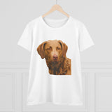 Chesapeake Bay Retriever Women's Midweight Cotton Tee