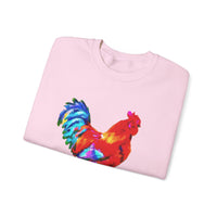 Rooster 'Craw' Unisex 50/50 Crewneck Sweatshirt
