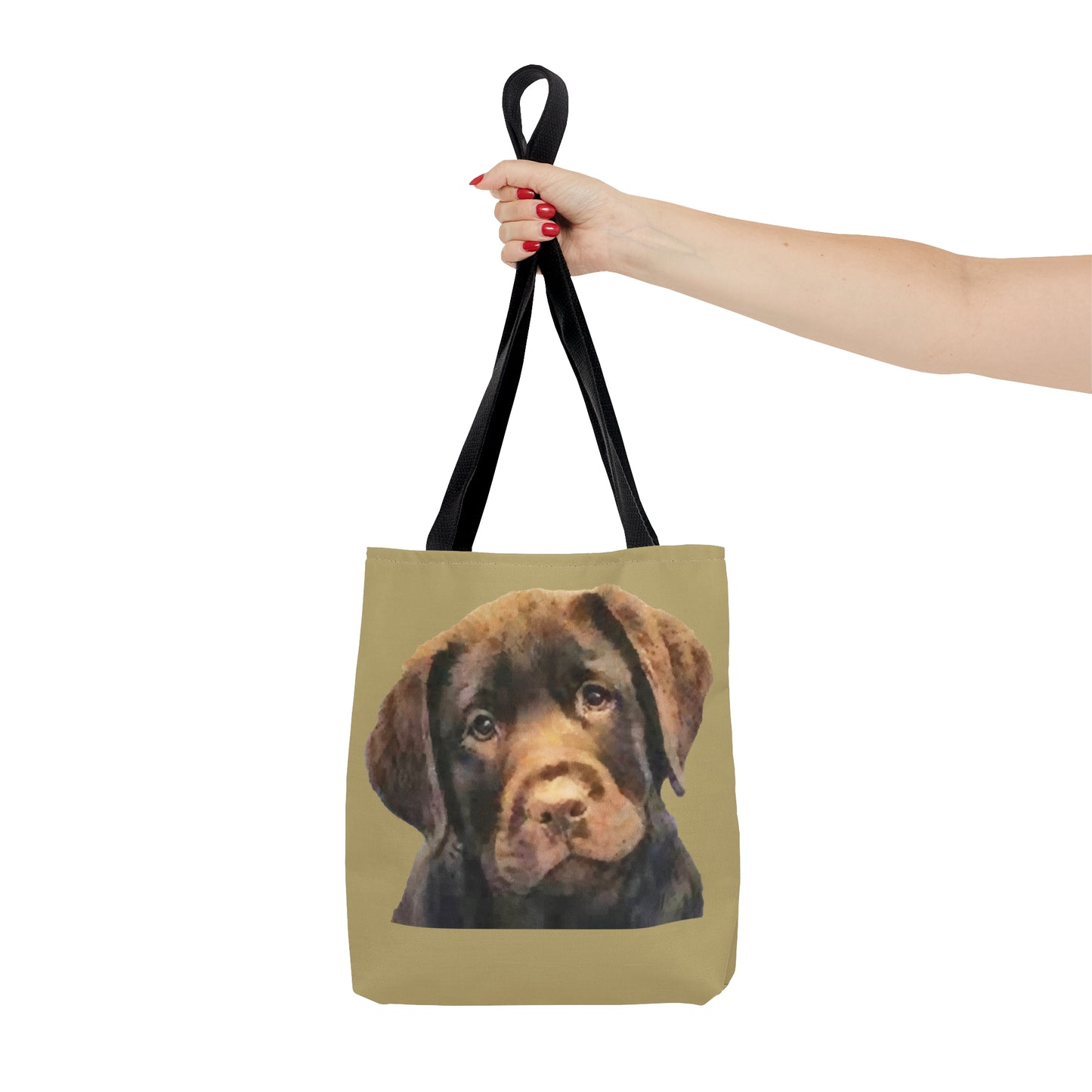 Chocolate Labrador Retriever Puppy Tote Bag