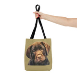Chocolate Labrador Retriever Puppy  -  Tote Bag