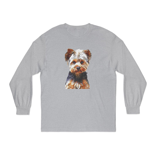 Yorkie - Yorkshire Terrier 'Lupis Unisex Classic Cotton Long Sleeve T-Shirt