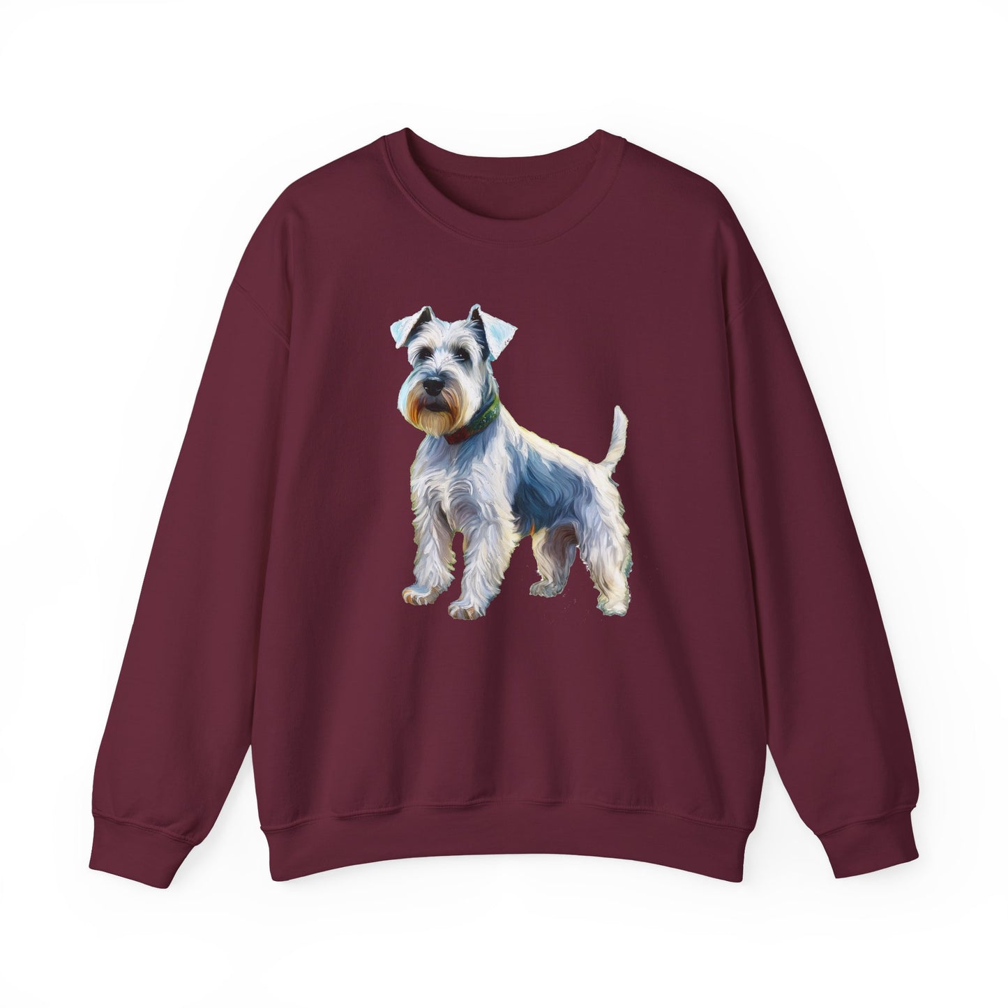 White Schnauzer - Unisex 50/50 Crewneck Sweatshirt