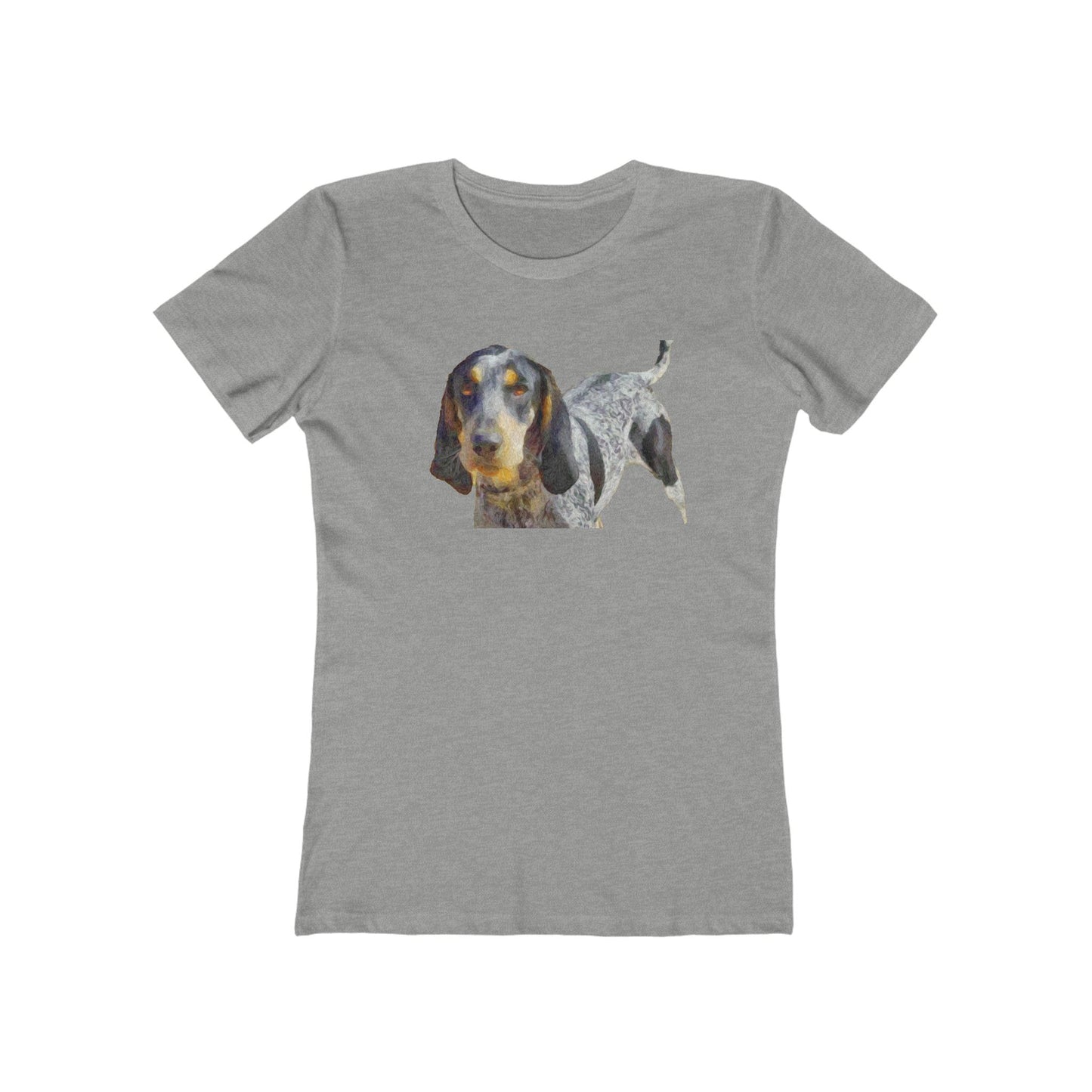 Bluetick Coonhound - Women's Slim Fit Ringspun Cotton T-Shirt