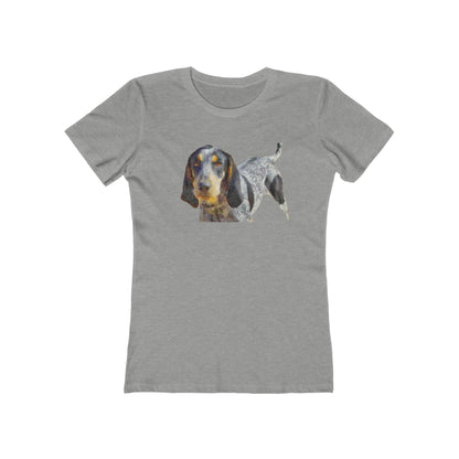Bluetick Coonhound - Women's Slim Fit Ringspun Cotton T-Shirt