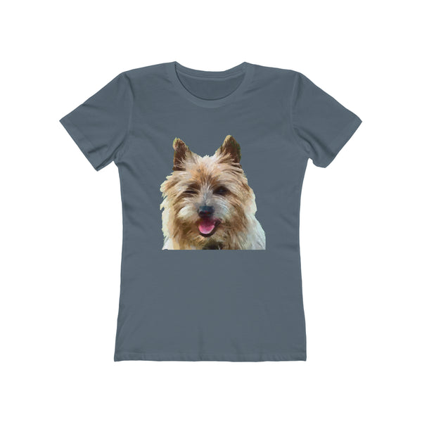 Cairn Terrier 'Toto' Slim Fitted Women's Ringspun Cotton T-Shirt