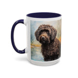 Barbet - Ceramic Accent Coffee Mug  - 2 Sizes