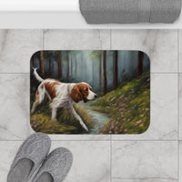 Irish Red and White Setter - Bathroom Rug Mat