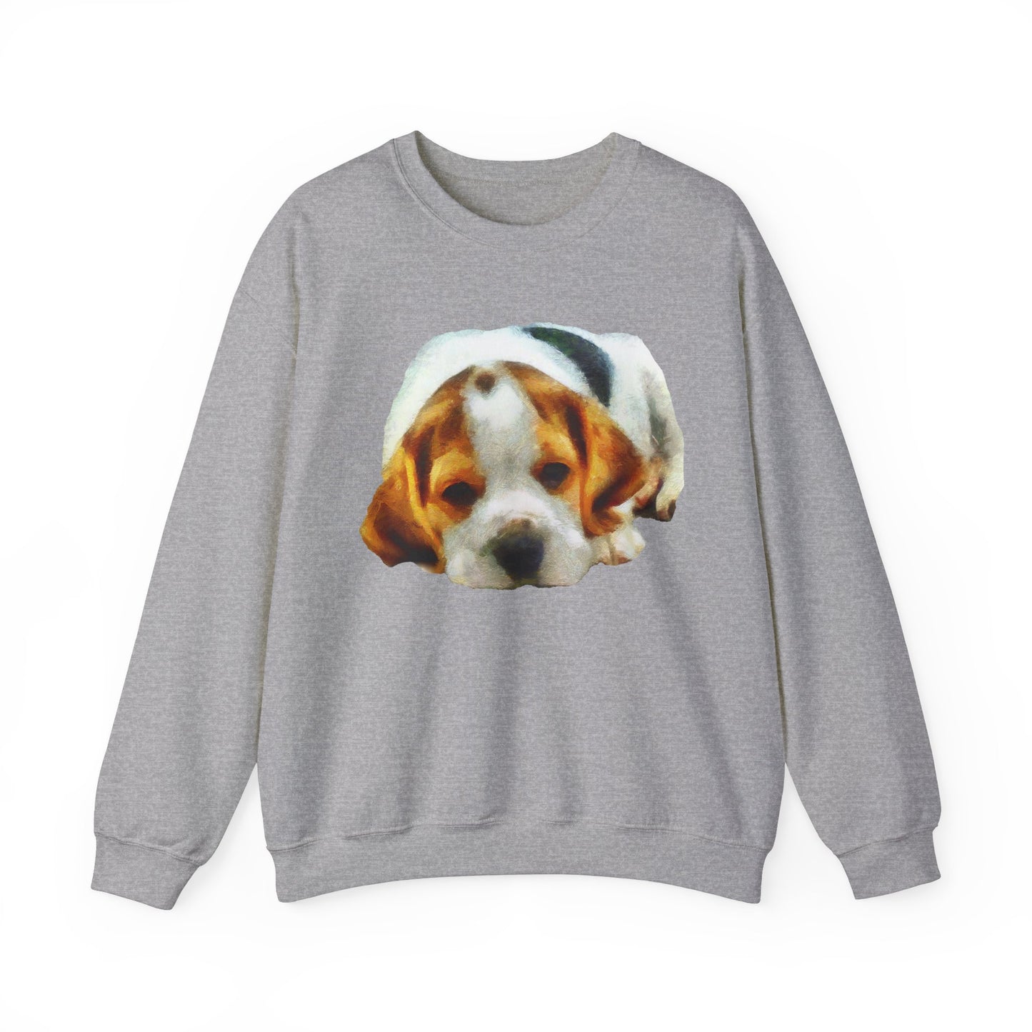 English Foxhound 'Sasha' Unisex 50/50 Crewneck Sweatshirt