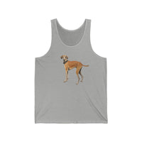 Sloughi - Arabian Greyhound - Unisex Jersey Tank